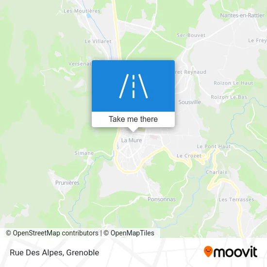 Rue Des Alpes map