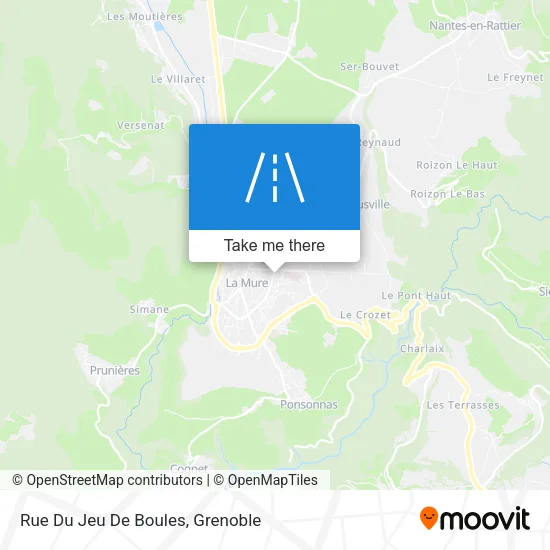 Rue Du Jeu De Boules map