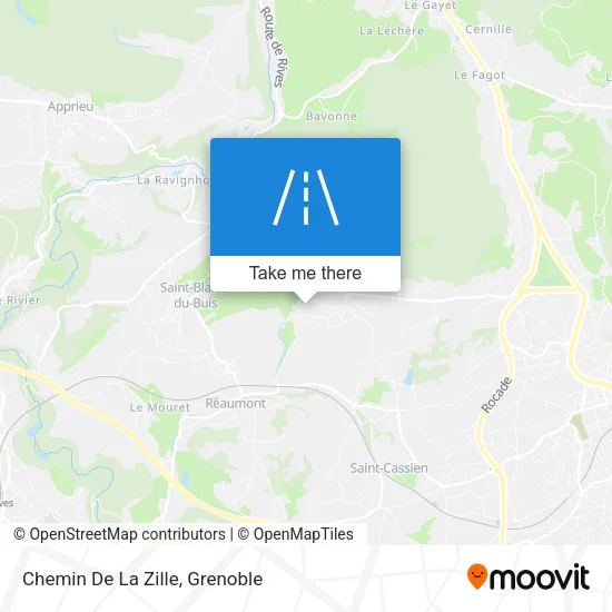 Chemin De La Zille map