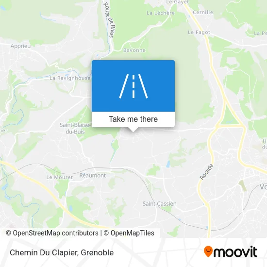 Chemin Du Clapier map
