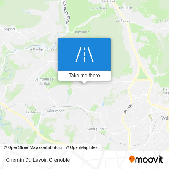 Chemin Du Lavoir map