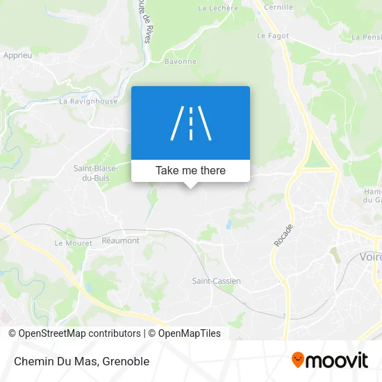 Chemin Du Mas map