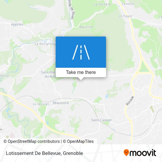 Lotissement De Bellevue map
