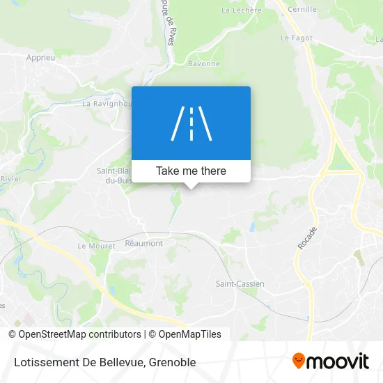 Lotissement De Bellevue map