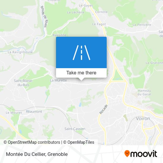 Montée Du Cellier map