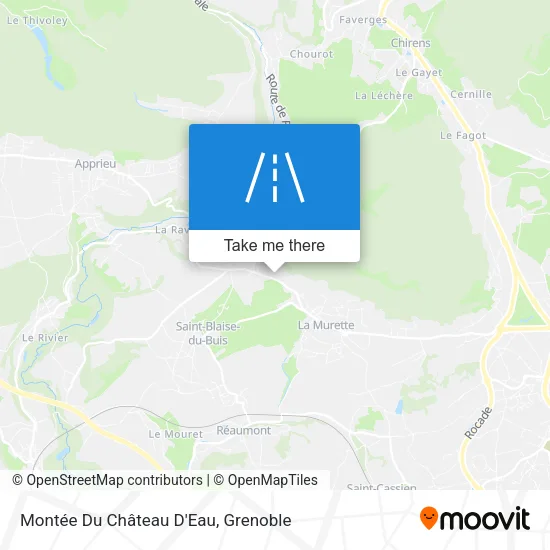 Montée Du Château D'Eau map