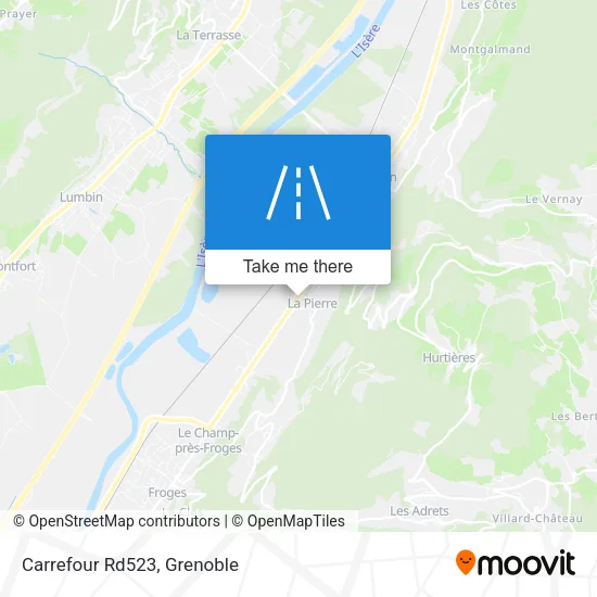Carrefour Rd523 map