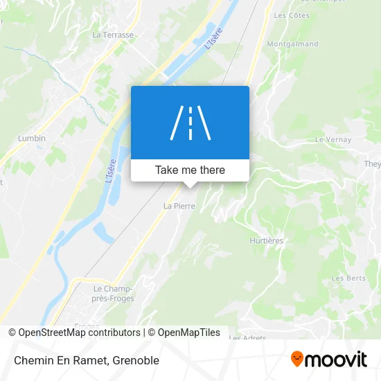 Chemin En Ramet map