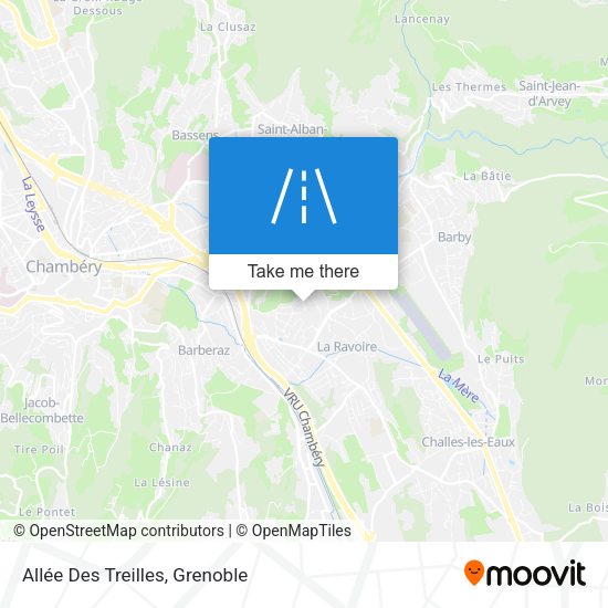 Allée Des Treilles map