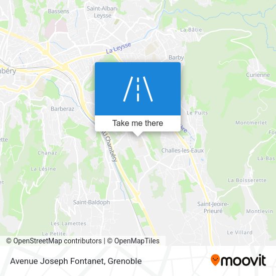 Avenue Joseph Fontanet map