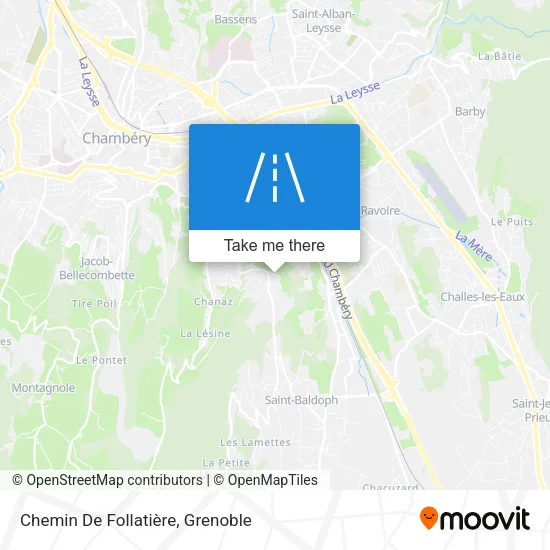 Chemin De Follatière map