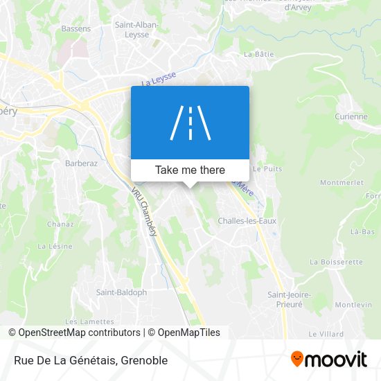 Rue De La Génétais map