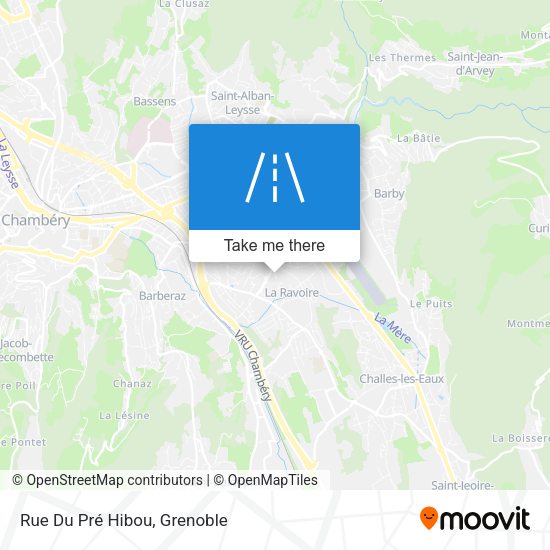 Rue Du Pré Hibou map