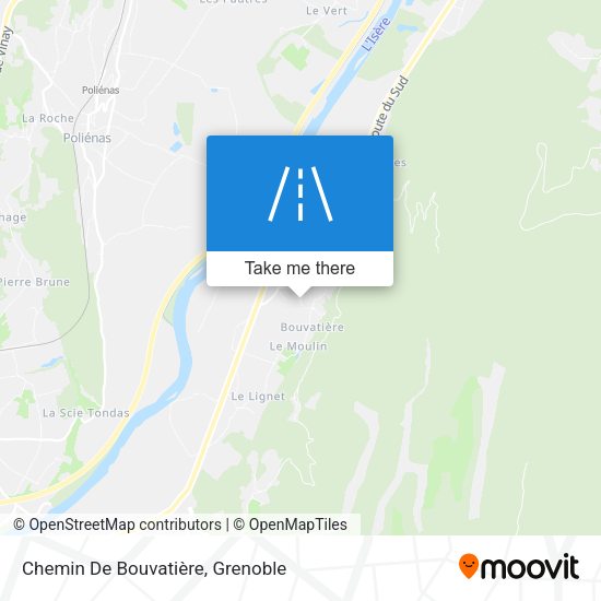 Chemin De Bouvatière map