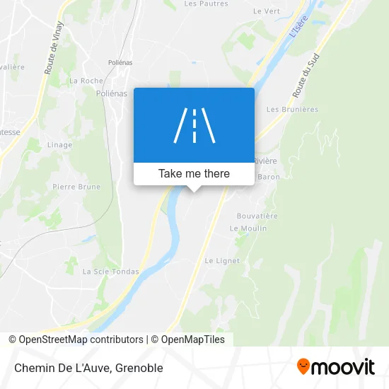 Chemin De L'Auve map