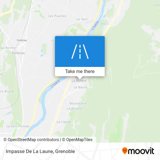 Impasse De La Laune map