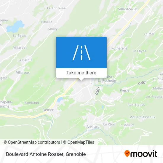 Boulevard Antoine Rosset map