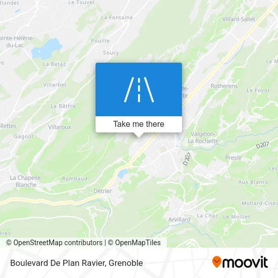 Boulevard De Plan Ravier map