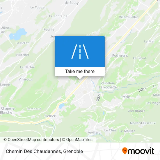 Chemin Des Chaudannes map