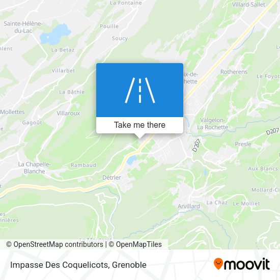 Impasse Des Coquelicots map