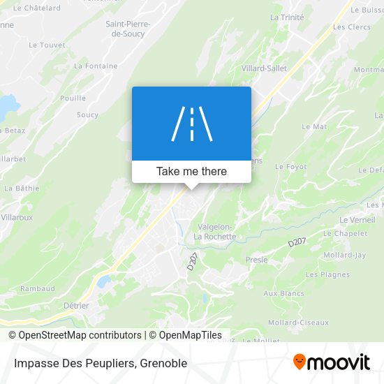 Impasse Des Peupliers map