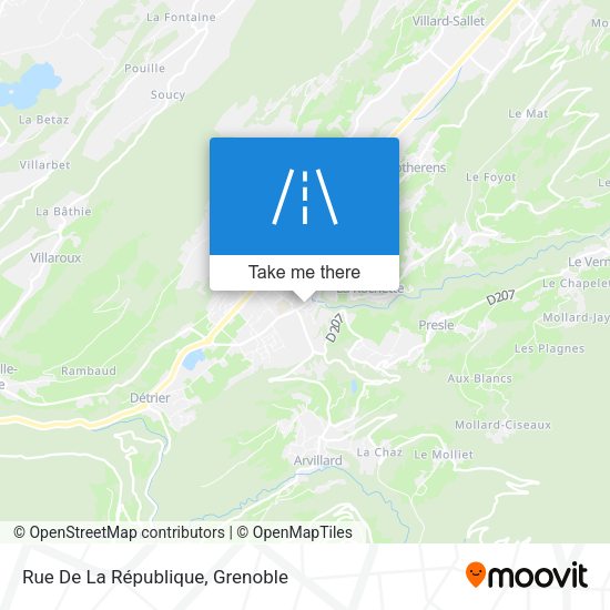Rue De La République map