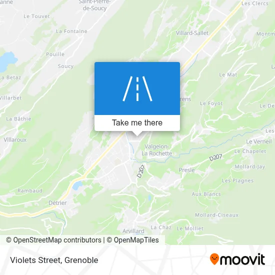 Rue Des Violettes map