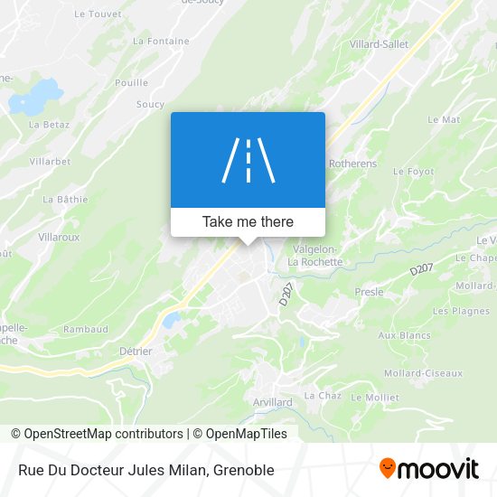 Rue Du Docteur Jules Milan map