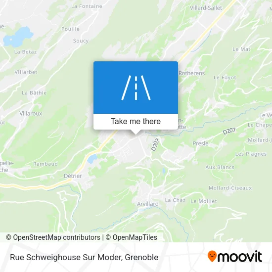 Rue Schweighouse Sur Moder map