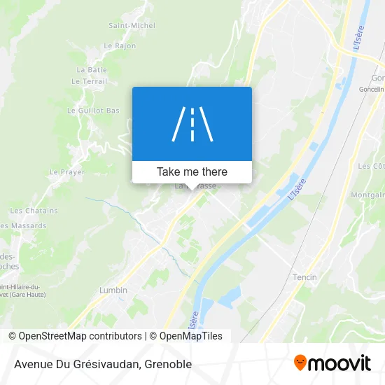 Avenue Du Grésivaudan map