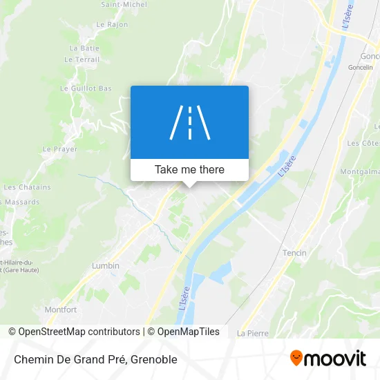 Chemin De Grand Pré map