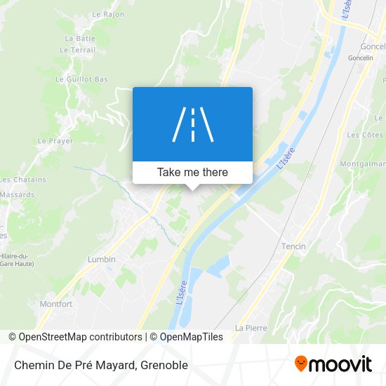 Chemin De Pré Mayard map
