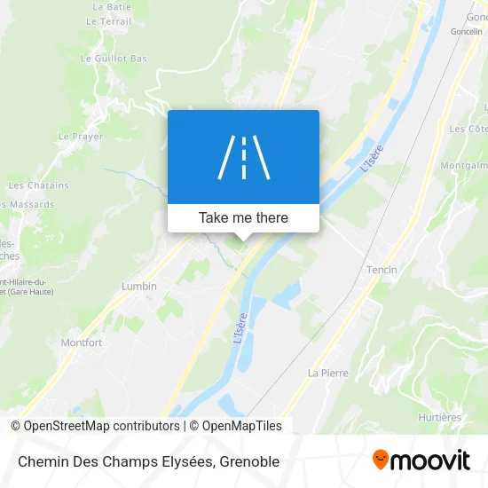 Chemin Des Champs Elysées map