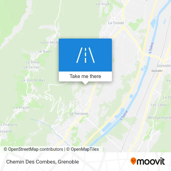 Chemin Des Combes map