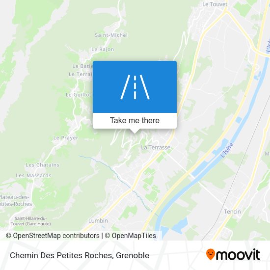 Chemin Des Petites Roches map
