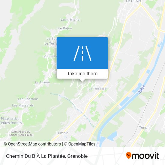 Chemin Du B À La Plantée map