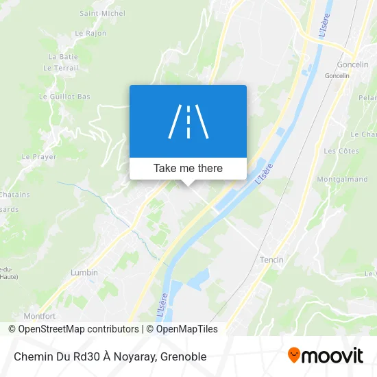 Chemin Du Rd30 À Noyaray map