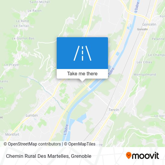 Chemin Rural Des Martelles map