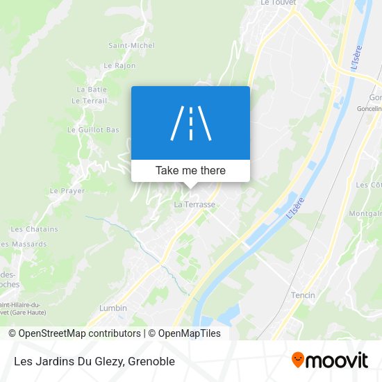 Les Jardins Du Glezy map
