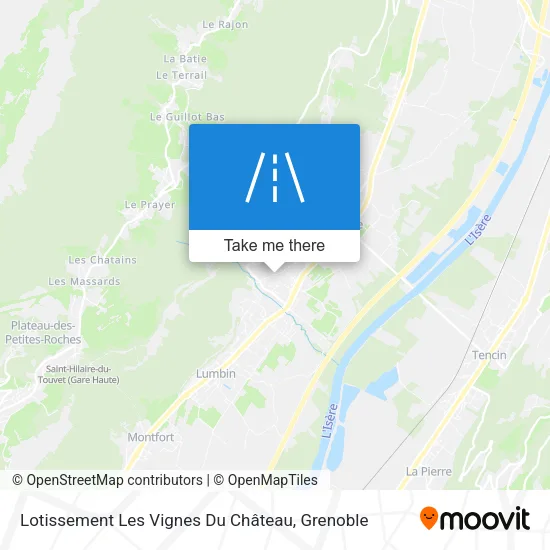 Lotissement Les Vignes Du Château map