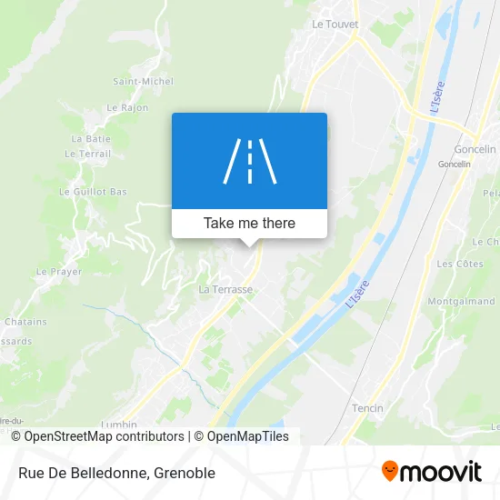 Rue De Belledonne map