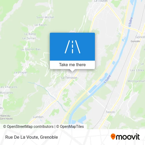 Rue De La Voute map