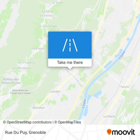 Rue Du Puy map