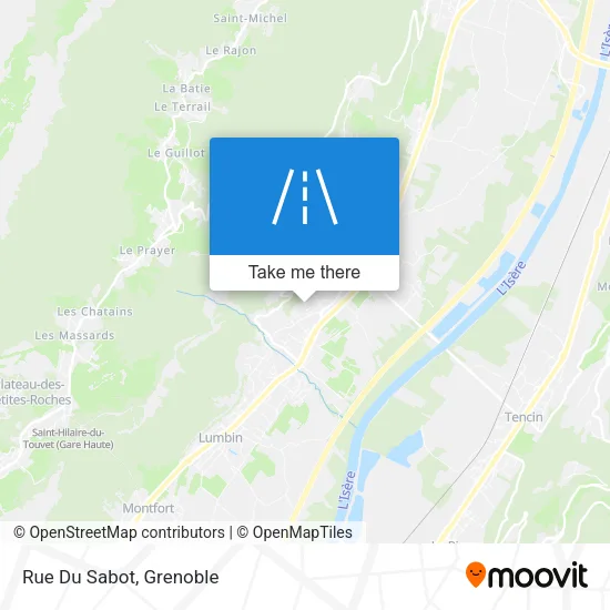 Rue Du Sabot map