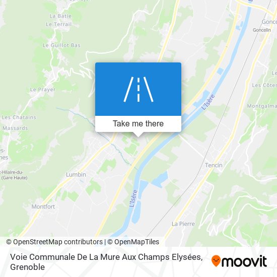 Voie Communale De La Mure Aux Champs Elysées map