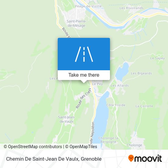 Chemin De Saint-Jean De Vaulx map
