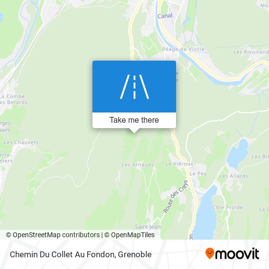 Chemin Du Collet Au Fondon map