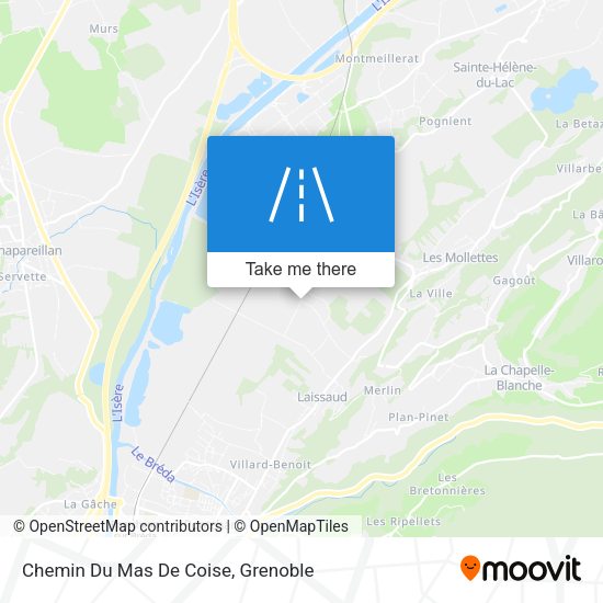 Chemin Du Mas De Coise map