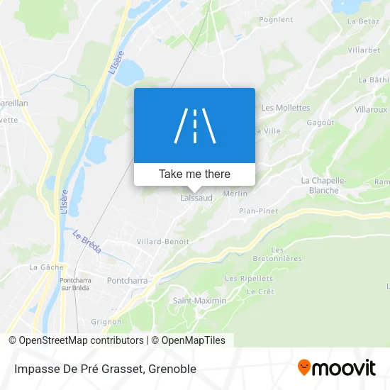 Impasse De Pré Grasset map