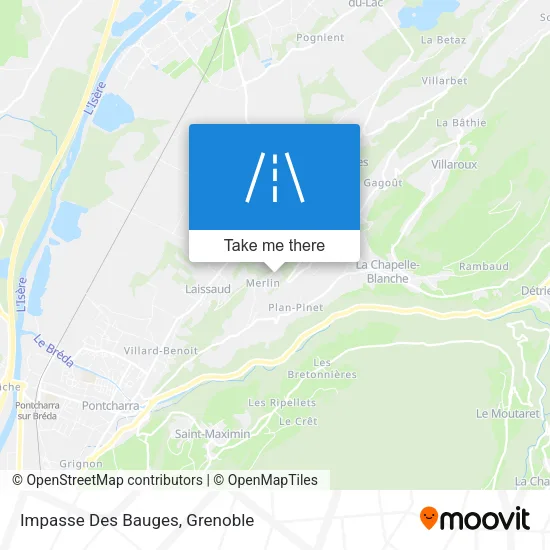 Impasse Des Bauges map